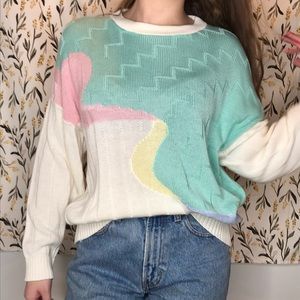 Vintage pastel sweater
